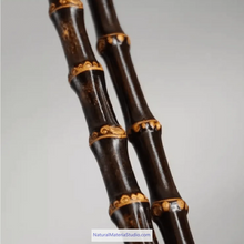 Load image into Gallery viewer, New &amp; Rare Black Bamboo Root Sticks Length 80cm(31.5&quot;)Dia.0.9-1.3cm(0.35&quot;-0.5&quot;) Unique Supply
