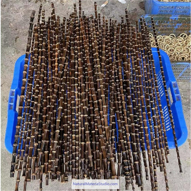 New & Rare Black Bamboo Root Sticks Length 80cm(31.5