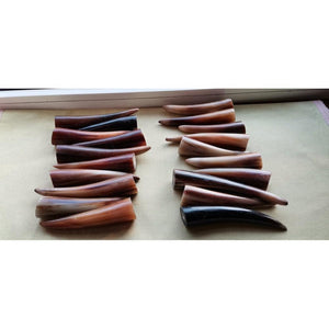 Offer African & Tibetan Yak Horn Tips Big End Dia.2.0cm/0.79", L10cm/3.94" more