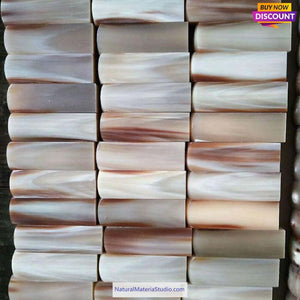 Offer Rare Natural Colourful Square Bufallo/Yak L6.0-7.0cm horn scales for pipemakers