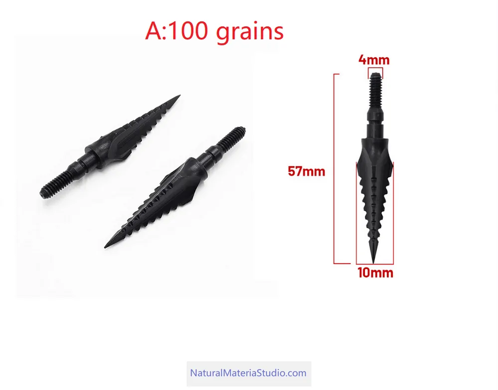Outdoor Archery Arrowheads – Stainless Steel / High Carbon Steel, Traditional & Compound Bow Compatible