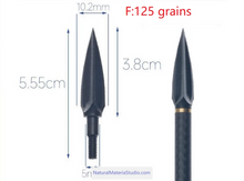Load image into Gallery viewer, Outdoor Archery Arrowheads – Stainless Steel / High Carbon Steel, Traditional &amp; Compound Bow Compatible
