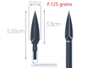 Outdoor Archery Arrowheads – Stainless Steel / High Carbon Steel, Traditional &amp; Compound Bow Compatible
