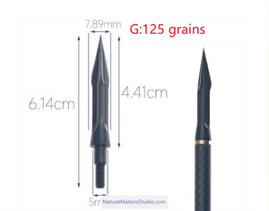Outdoor Archery Arrowheads – Stainless Steel / High Carbon Steel, Traditional &amp; Compound Bow Compatible