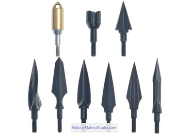 Outdoor Archery Arrowheads – Stainless Steel / High Carbon Steel, Traditional & Compound Bow Compatible