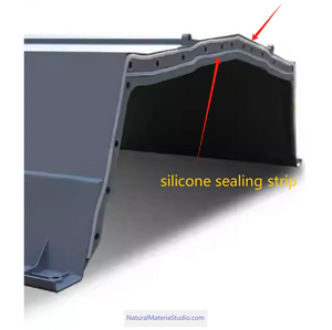 Premium Silicone Sealing Strip for Folding &Sectional Boats – 4×10mm size can be customized