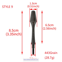 Load image into Gallery viewer, Premium Vintage Style High Carbon Steel Arrowheads Screw-In Broadheads for OD7.8mm Arrows
