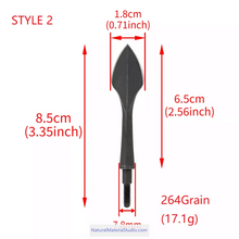 Load image into Gallery viewer, Premium Vintage Style High Carbon Steel Arrowheads Screw-In Broadheads for OD7.8mm Arrows
