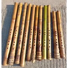 Cargar imagen en el visor de la galería, Premium hand-straightened L29&quot;-39&quot;(75-100 cm)Madake Bamboo with Root Ball for Shakuhachi and Flute Making
