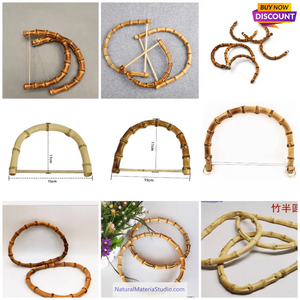 Rare & Precious Bamboo Root Sticks L(60-100cm / 23.6-39.4") for Diverse Handicrafts