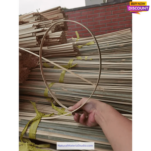 Rare and Comprehensive Size length:195cm/77" Skinned Bamboo Strips/Flats for Bamboo Weaving&handicraft making