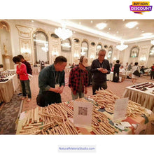 Cargar imagen en el visor de la galería, Selected Best Curve Narrow knuckles Bamboo root for pipemaker craftsman
