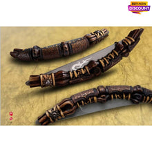 Load image into Gallery viewer, Selected Premium Golden Bamboo Roots Dia.1.8-2.5cm for Knife Makers
