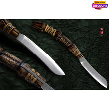 Load image into Gallery viewer, Selected Premium Golden Bamboo Roots Dia.1.8-2.5cm for Knife Makers
