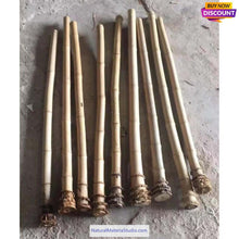 Load image into Gallery viewer, Selected Premium Madake Bamboo Poles (29.5&quot;-39.4&quot;/75-100cm) with Root Ball for Shakuhachi, Xiao, and Flute Making
