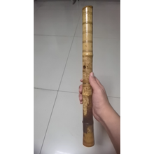 Load image into Gallery viewer, Selected Varied Spots Size Premium Length Madake Bamboo Poles (29.5&quot;-39.4&quot;/75-100cm) with Root Ball for Shakuhachi, Xiao, and Flute Making

