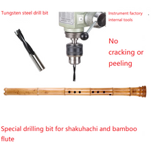 画像をギャラリービューアに読み込む, Special Dia.5.0-8.0mm drilling bits for shakuhachi and bamboo flute hole drilling
