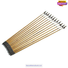 Load image into Gallery viewer, Super Tonkin Bamboo Arrow Shafts (33&quot;/84cm,30#-115#) for tranditional bamboo arrow crafting
