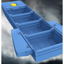 Load image into Gallery viewer, Supply Car-mounted stackable portable PE engineering plastic fishing boat
