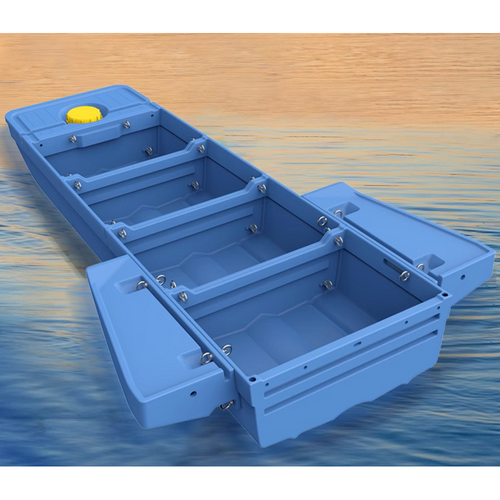 Supply Car-mounted stackable portable PE engineering plastic fishing boat