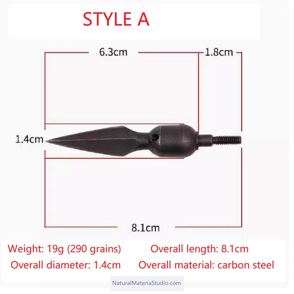 Supply Different Types Whistle Arrowheads for Interchangeable Arrows –Unique Sound Effects