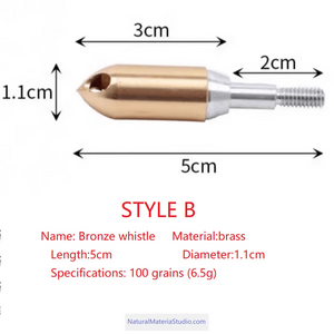 Supply Different Types Whistle Arrowheads for Interchangeable Arrows –Unique Sound Effects
