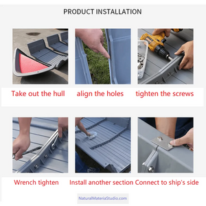 Supply PPR L2.3-4.4meters (7.6-14.5ft) Vehicle-mounted portable folding boats(2-5adults)