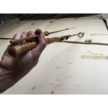 Lade das Bild in den Galerie-Viewer, Tenkara Bamboo Fishing Rod 2 Piece L1.5-2.1 meter(59&quot;-83&quot;)with buddha bamboo handles wholesale amounts
