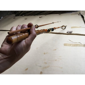 Tenkara Bamboo Fishing Rod 2 Piece L1.5-2.1 meter(59"-83")with buddha bamboo handles wholesale amounts