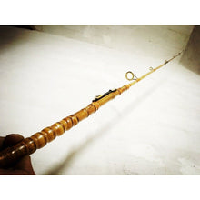 Cargar imagen en el visor de la galería, Tenkara Bamboo Fishing Rod 2 Piece L1.5-2.1 meter(59&quot;-83&quot;)with buddha bamboo handles wholesale amounts
