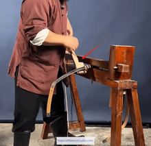 Load image into Gallery viewer, Traditional Bow Maker&#39;s Tool Set – Lever Press &amp; String Guide for Horn and Composite Bows
