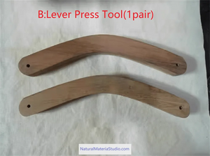 Traditional Bow Maker's Tool Set – Lever Press &amp; String Guide for Horn and Composite Bows
