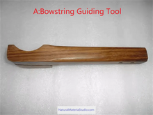 Load image into Gallery viewer, Traditional Bow Maker&#39;s Tool Set – Lever Press &amp; String Guide for Horn and Composite Bows
