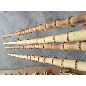 Unique Supplies Rare & Precious Chaplin&Arabic style bamboo root sticks L105cm(41.3")Dia.(1.1-1.4cm)