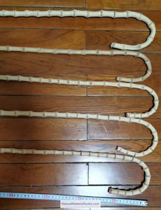 Unique Supplies Rare & Precious Chaplin&Arabic style bamboo root sticks L105cm(41.3")Dia.(1.1-1.8cm)