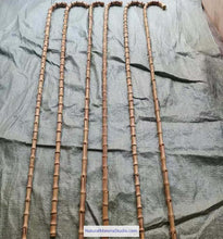 Load image into Gallery viewer, Unique Supplies Rare &amp; Precious Chaplin&amp;Arabic style bamboo root sticks L105cm(41.3&quot;)Dia.(1.1-1.8cm)
