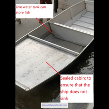 Indlæs billede til gallerivisning Unique Supply 2 sections L3.6-4.2meters 304 stainless steel Vehicle-mounted portable stackable boats(3-5people)
