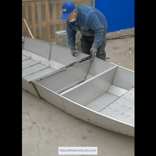 Indlæs billede til gallerivisning Unique Supply 2 sections L3.6-4.2meters 304 stainless steel Vehicle-mounted portable stackable boats(3-5people)

