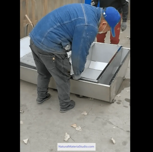 Unique Supply 2 sections L3.6-4.2meters 304 stainless steel Vehicle-mounted portable stackable boats(3-5people)