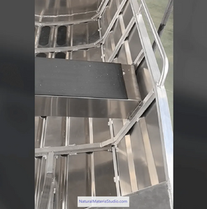 Unique Supply 2 sections L3.6-4.2meters Vehicle-mounted portable aluminum stackable boats (4-6adults)