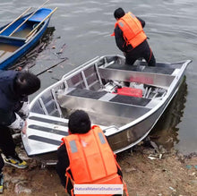 Load image into Gallery viewer, Unique Supply 2 sections L3.6-4.2meters Vehicle-mounted portable aluminum stackable boats (4-6adults)
