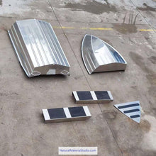 Load image into Gallery viewer, Unique Supply 2 sections L3.6-4.2meters Vehicle-mounted portable aluminum stackable boats (4-6adults)
