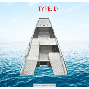 Unique Supply Varied Types of L3-6 meters (10ft-20ft) aluminum boats (2-8adults)