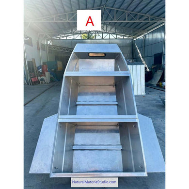 Unique Supply Varied size L2.2-5.0meters (7.2ft-16.4ft) Vehicle-mounted portable aluminum stackable boats (2-6adults)