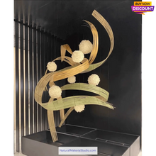 Load image into Gallery viewer, Unique offer Length 2.0-6.0Meter thicker Handmade Green Bamboo Strips with bamboo skin for Versatile Crafting and Building&amp;Kite and other handicraft making
