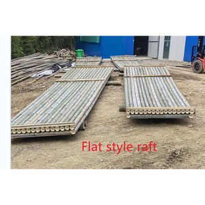 Unique supply of 2 ends flat single layer bamboo rafts4m(L)x1.5m(W)/4m(L)x2.0m(W)with customized service
