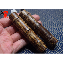 이미지를 갤러리 뷰어에 로드 , Vaired length of Dia. 2.3-2.5cm Golden Line Bamboo rods for defence/kung fu/martial arts/Walking /Hiking sticks
