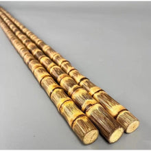 Load image into Gallery viewer, Vaired length of Dia. 2.3-2.5cm Golden Line Bamboo rods for defence/kung fu/martial arts/Walking /Hiking sticks
