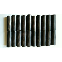 Indlæs billede til gallerivisning Vaired shapes 3x6.5cm of Square/Roll/Tips Water Black Buffalo Horn Material for Pipe Makers and Artisans
