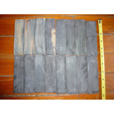 Vaired size 5x20cm Water Black Bufallo horn Scales for making bow/knife handles ring/eyeglass frame